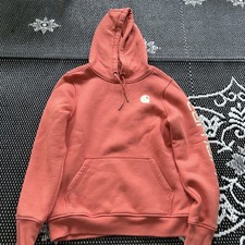 Carhartt Hoodie Women's Size M 8-10 Color Is Like Peachy Orange