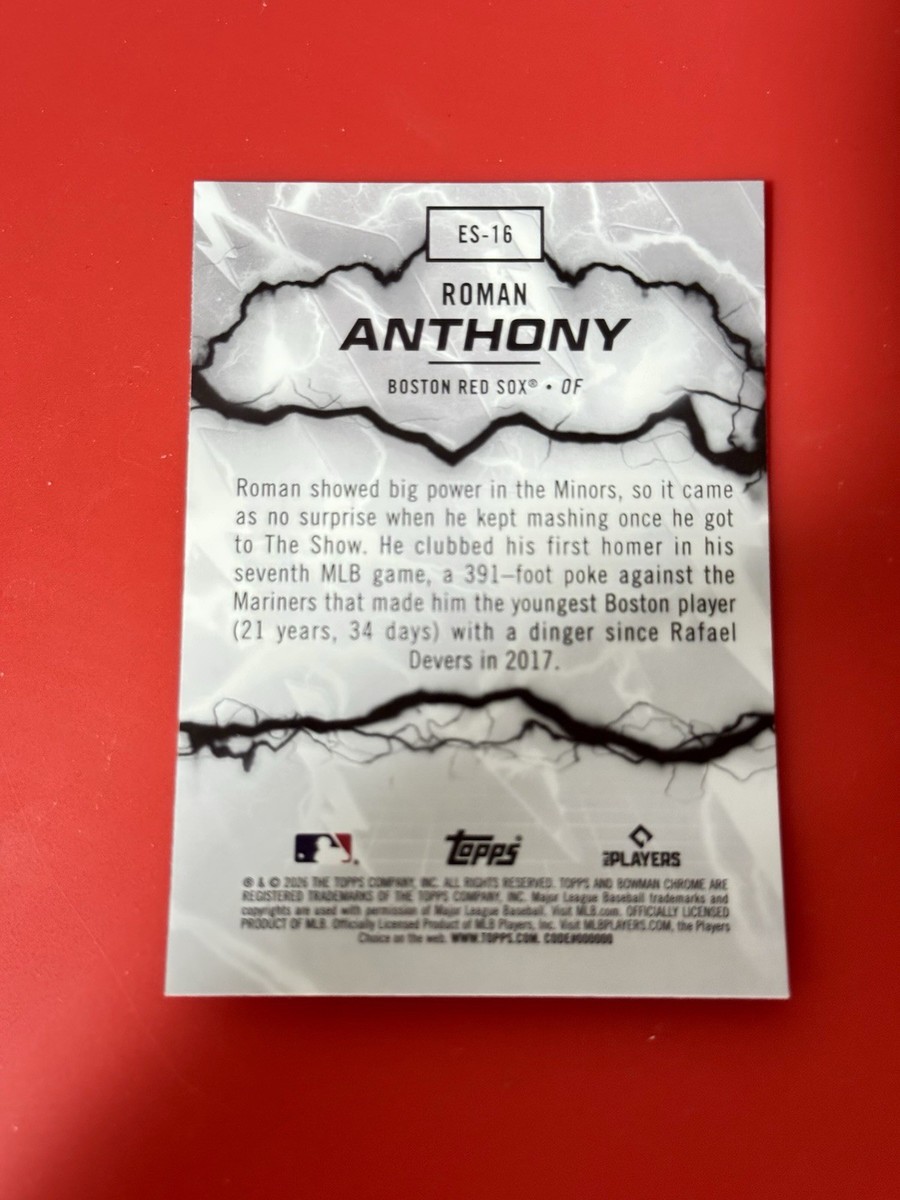2026 Bowman - Roman Anthony Electric Sluggers RC | eBay