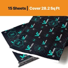 Sound Deadening Material Vibrofiltr 3.0 mm (118 mil)  28.2 sqft Noise