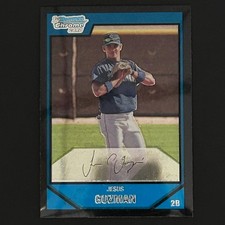 Jesus Guzman 2007 Bowman Chrome Prospects #BC66 Oakland Athletics (RC) ⚾Baseball