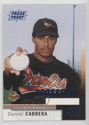 2004 Leaf Prospect Press Proof Blue 22/100 Daniel Cabrera #215 3c7