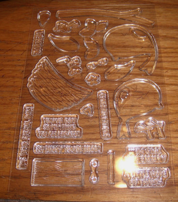 STAMPIN-UP  Sweet Songbirds  MORE CLEAR CLING FOR DIE CAST NEW  FREE SHIP
