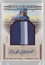 2024 Panini Boys of Summer Red 31/49 Blake Mitchell #JMS-BM Auto ms9
