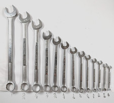 Vintage Usa Craftsman 13pc Sae Combination Wrench Set 14 - 1