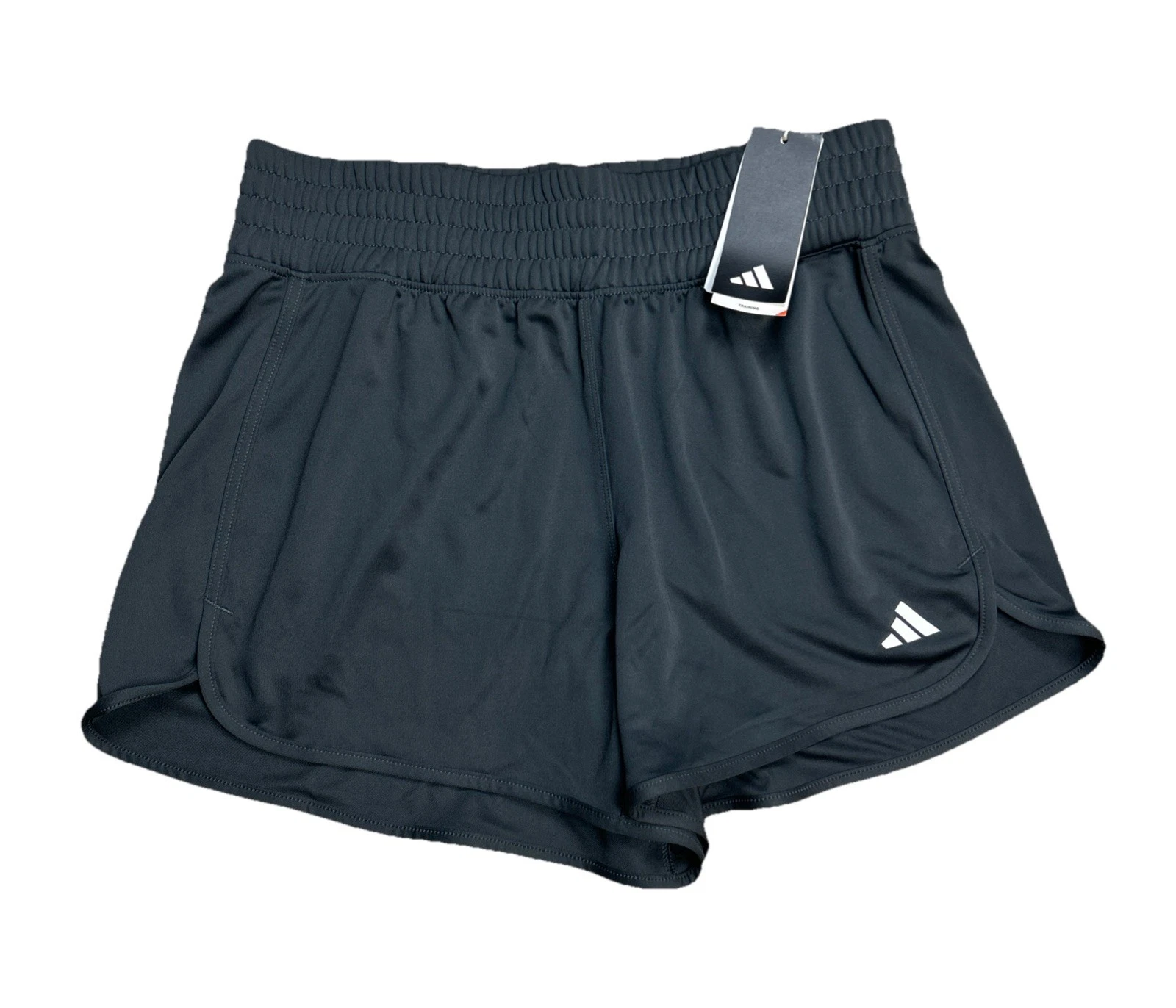 Adidas Women's Pacer 3 Knit Shorts Aeroready, M, Gray Everyday Shorts NWT