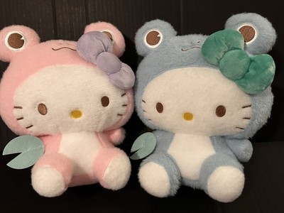 2 Hello Kitty In Frog Kigurumi 2024 Plush Stuffed Animals 10 