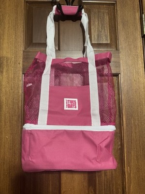 New T-Mobile Lunch Bag Tote Pink Mesh Insulated Lunchbox Double Handles