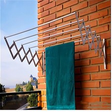 Wall Clothes Drying Towel Rack Wall Mounted Drying Rack Towel Rail Extendable
