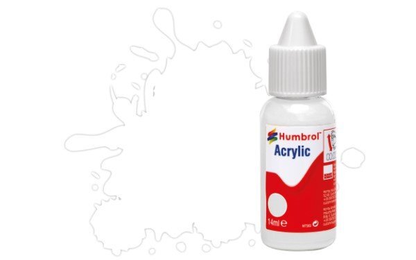 Greenhills Humbrol 14ml Dropper Bottle of Acrylic Satin Varnish DB0135 - C5326