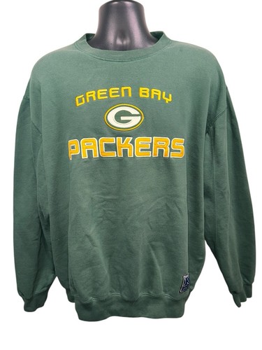 Vintage Green Bay Packers NFL Team Apparel Embroidered Pullover Sweatshirt 3XL
