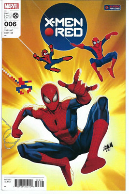 X-Men Red #6 David Nakayama Variant Cover Marvel Comics 2022 Spider-Man