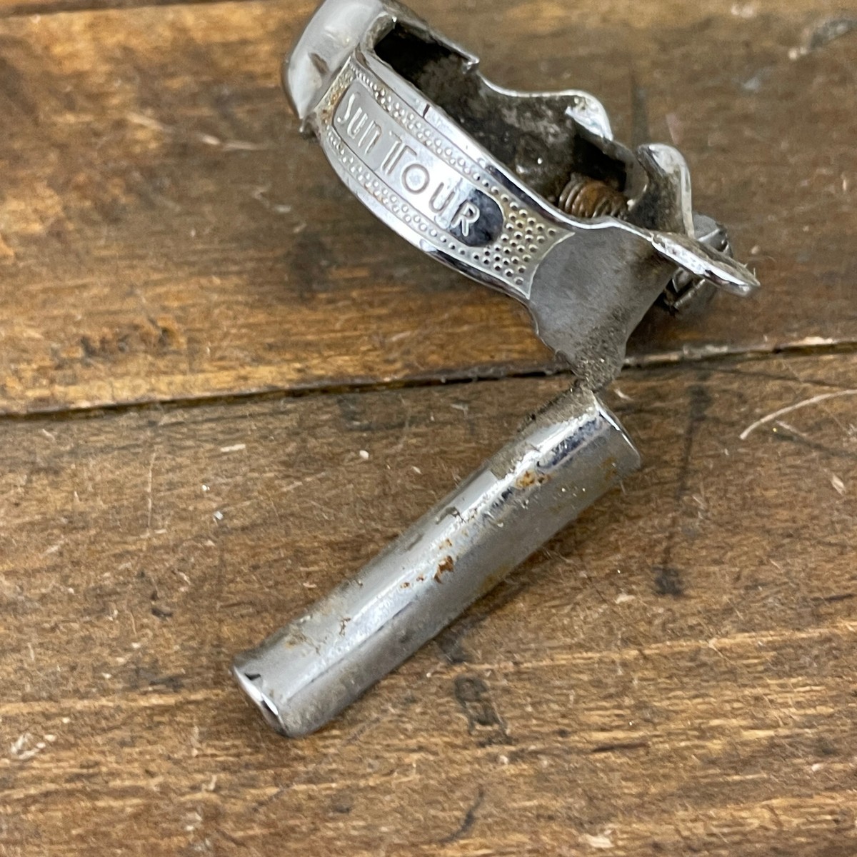 Pince Guide-câble Suntour Vintage 28,6 Mm – Pour Vélo De Route, Acier Argenté