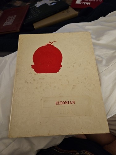  The Eldonian 1956 Eldon Iowa High School Jahrbuch Geschichte Werbung Alumni 