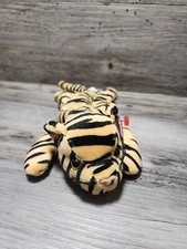 STRIPES THE TIGER Rare Retired 1995 Ty Beanie Baby Tag Errors and PVC Pellets