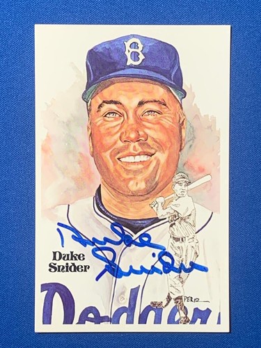 Duke Snider HOF Autographed Perez Steele 2x WS Champion Brooklyn Dodgers PSA DNA - Picture 1 of 4