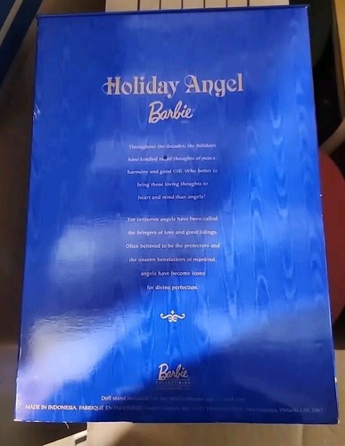 Barbie Doll 2000 Holiday Angel Collector Edition Mattel #28080 NOS Blue - Picture 2 of 2