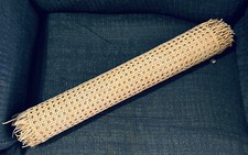 17  X 68   Open Natural Rattan Webbing Cane Webbing Roll UnCut 1/2  Weave