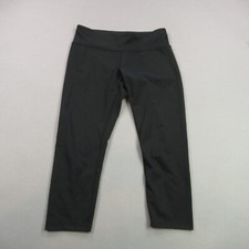 REI Leggings Womens Medium Black Straight Leg Casual Stretch Gym Lightweight