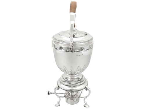 Antiker Spirituosenkessel aus Sterlingsilber 1930er Jahre - George V - Bild 2 von 12