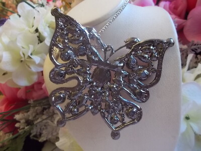 BETSEY JOHNSON LARGE MIXED PINK CRYSTAL & RHINESTONE