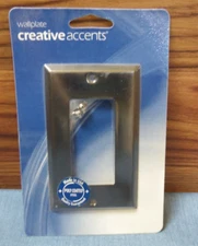 Metal Light Switch Plate Cover Wallplate Rocker GFCI Black Steel