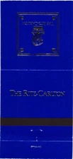 The Ritz-Carlton Luxury Hotels Reservations, Logo, Hotel Vintage Matchbook Cover