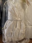 CW Designs Ivory Silk Spaghetti Strap Gown Jeweled Embellishments - Size 8 Girls — photo 3