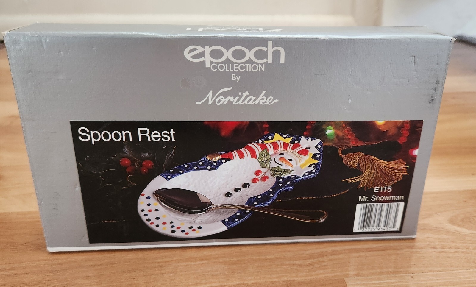 Epoch Collection Noritake Mr Snowman Spoon Rest E115 New in box Removed for pics
