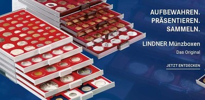 Lindner Münzboxen Standard runde Vertiefungen - gebraucht ==> Aussuchen! [L-Münz