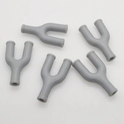 5Pcs Cuff Single Tube to Double Tube Connector Y Type Adapter for Cuff Air Hose - Photo 1/4