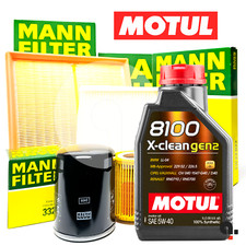 Set Service Fiat Grande Punto 1.4 Methan 1.4 LPG 3 Filter Mann + 3LT Öl 5W40