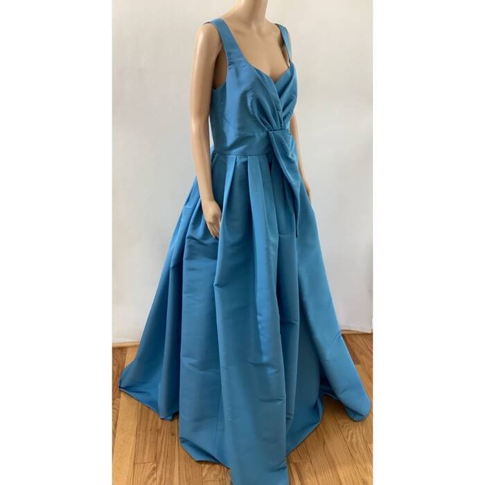 ALEXANDER MCQUEEN STRAPLESS SLEEVELESS DRAPED GOWN sz IT 48 MSRP $6200 CURRENT image 3