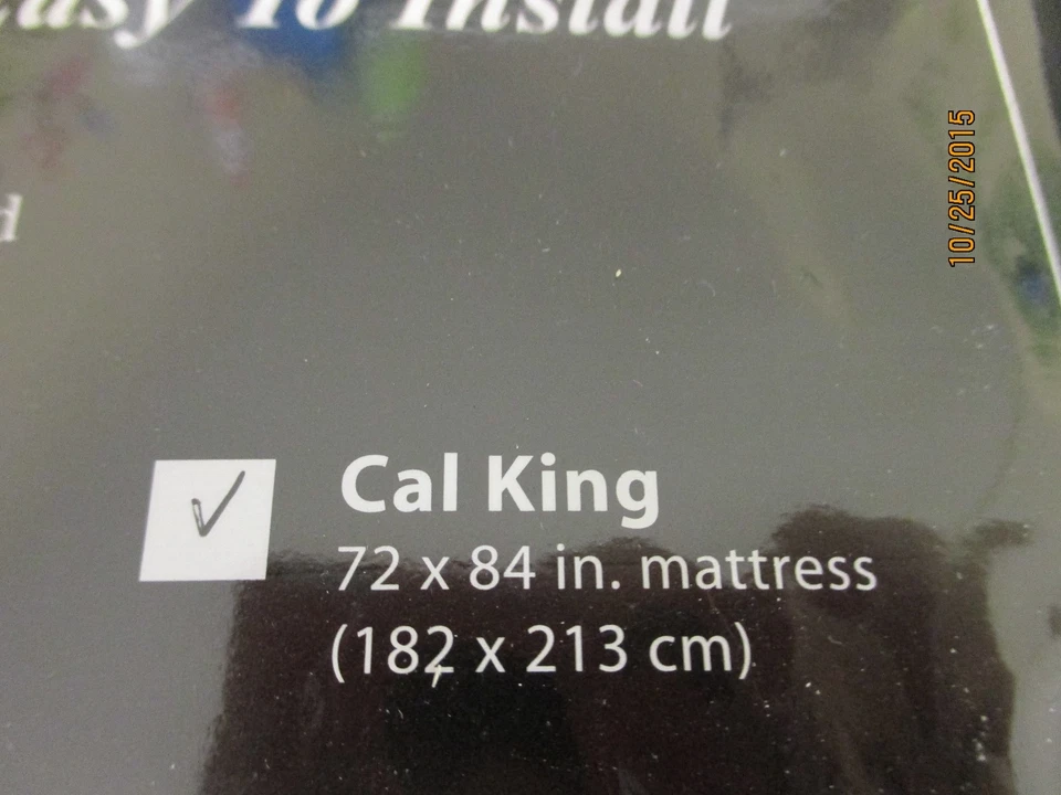 Falda Cama Ajustable Veratex Cal.King, Color Chocolate "Sube Tu Falda"  Foto 3 de 3