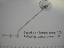 SPECCHIO RETROVISORE IN METALLO CROMATO CON COPPA REGOLABILE DX/SX UNIVERSALE