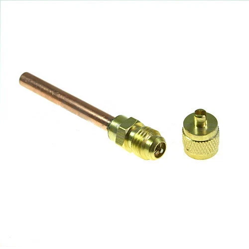 10 stk. Schrader Ventil Nippel mit Cu-Rohr