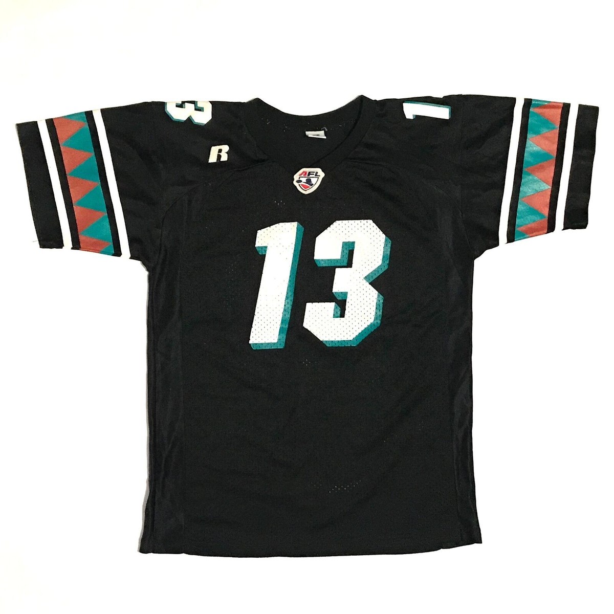 Vintage Sherdrick Bonner Arizona Rattlers AFL Russell Athletic Jersey YL
