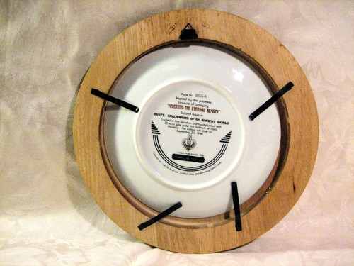 EGYPT SPLENDOURS ANCIENT WORLD NEFERTITI ETERNAL BEAUTY COLLECTOR PLATE & FRAME - Foto 2 di 12