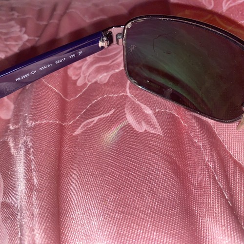 Ray-Ban Chromance Sunglasseses BLU Men RB3566 CH from JAPAN Scratches - Picture 8 of 21