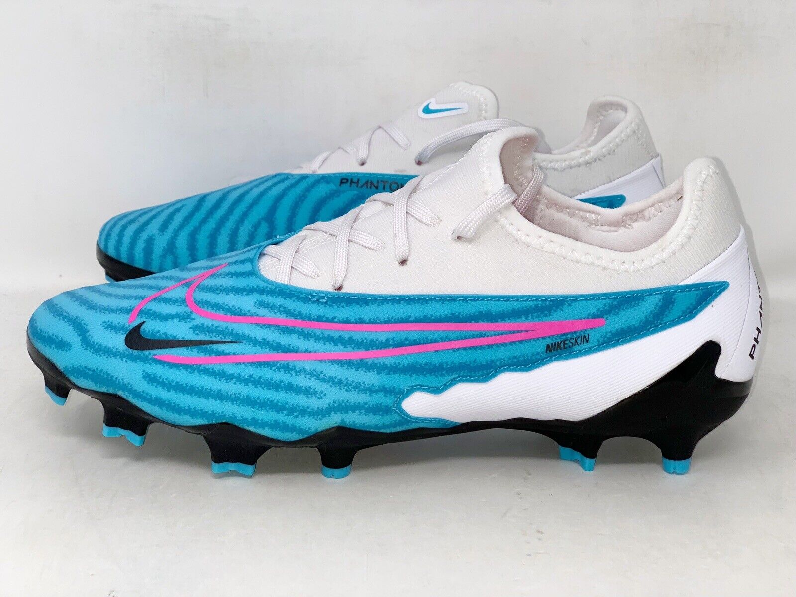 Nike Phantom GX Pro FG 'South Beach' Blue Soccer Cleats, Size 5.5 DD9463-446