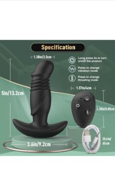 Thrusting Anal Vibrator Prostate Massager Butt Plug Silicone App Powered | eBay Thrusting Anal Vibrator Prostate Massager Butt Plug Silicone App Powered | eBay