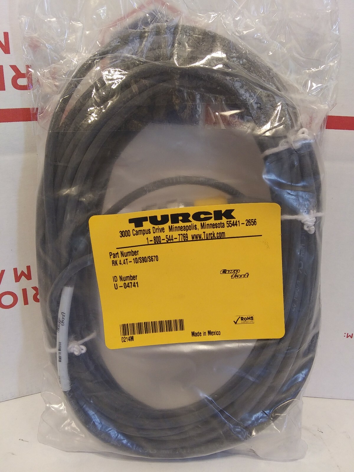 Turck RK 4.4T-10/S90/S670 Cable | eBay