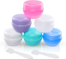 Small Travel Containers Plastic Travel Jars for Creams TSA Approved Refillable C