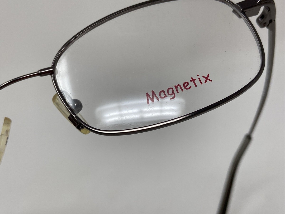 Magnetix Eyeglasses MX10 PTR Designer Demo Lens Silver 49-19-143 Magnetix MX1 Eyeglasses Frames 49[]18-140MM | eBay main image 2