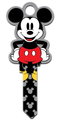 Disney Mickey Mouse Shape House Key Blank Schlage SC1