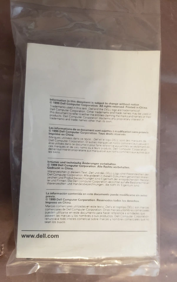 Dell Portable Computers Composite TV-Out Adapter Cable P/N 3848P Rev. A02 - Image 4 of 4