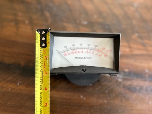 ultra hochwertiges großes Vintage VU / DB Meter, Broadcast/Recording, getestet - Bild 10 von 14