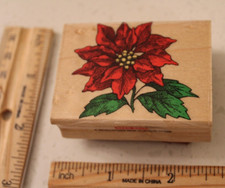 POINSETTIA BLOOM MW RUBBER STAMP- HERO ARTS