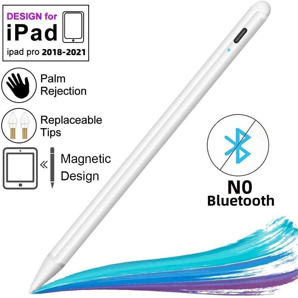 Stylus Pen for iPad with Palm Rejection, Active Pencil Compatible with (2018-2021) Apple iPad Pro (11/12.9 inch)
