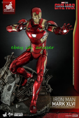 Hot Toys 1/6 Mms608d42 Iron Man Mk46 Captain America:Civil War