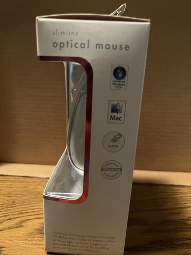 iHome 2008 Slimline Optical Mouse White NEW - Picture 4 of 4